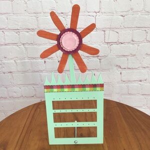 Vintage Hand Crafted Earring Holder